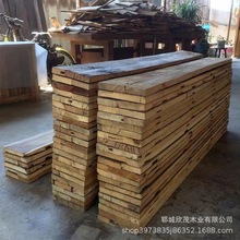 厂家供应老榆木供应无结巴装修整板桌面板茶桌椅子复古装修装饰板