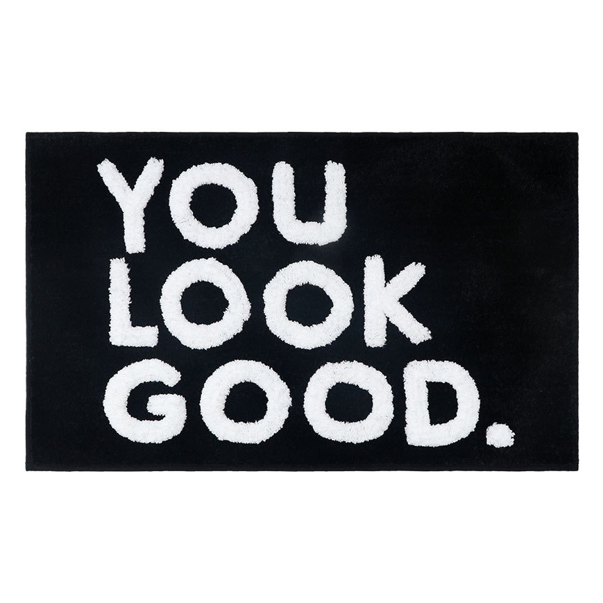 Inglés jacquard letras absorbente alfombra del piso casa puerta Mat hogar flocado piso Mat baño absorbente antideslizante alfombra de baño