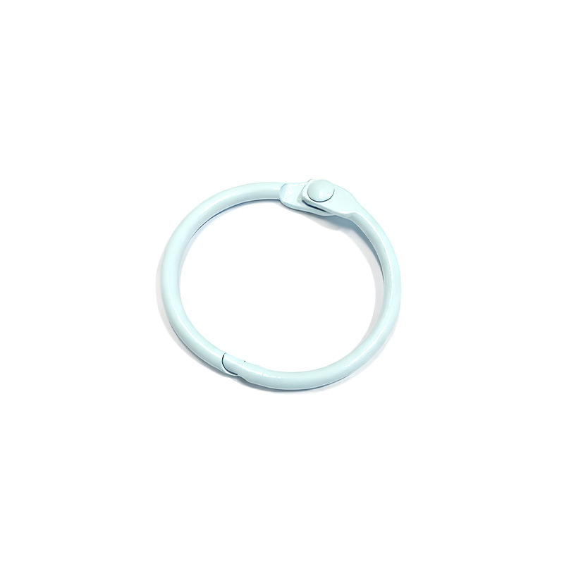 Color macarón 30mm color laqueado anillo de encuadernación anillo de encuadernación calendario de escritorio anillo de encuadernación DIY