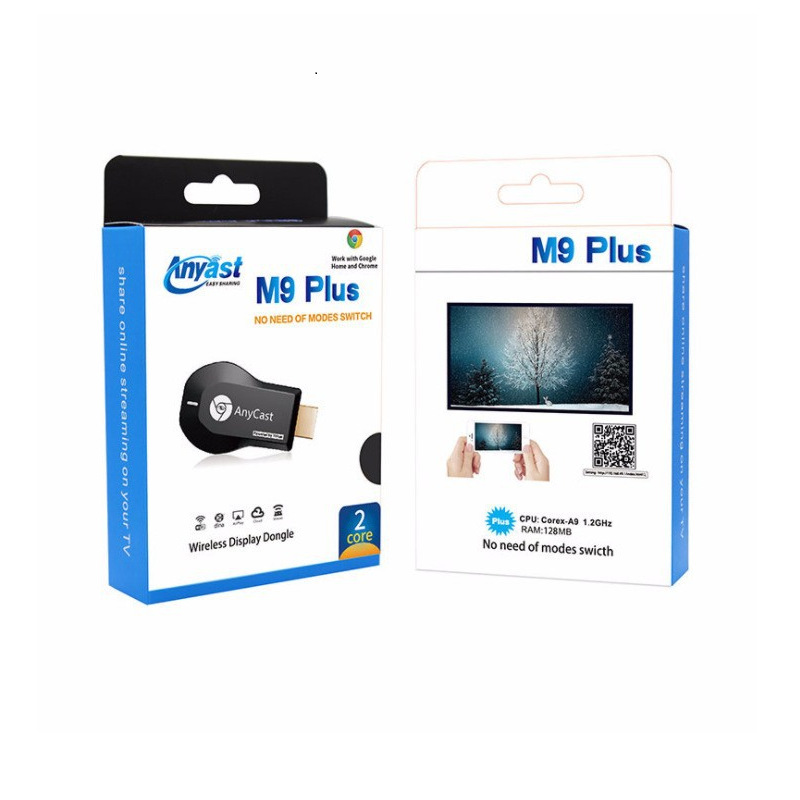 M4 Plus reproductor de pantalla de teléfono móvil sin interruptor Anycast empuje inalámbrico tesoro HDMI soporte WIFI proyector de pantalla