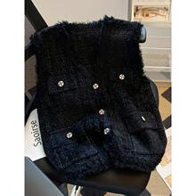 T 48774 V Neck Vest Overlay Outerwear С������� �羳��