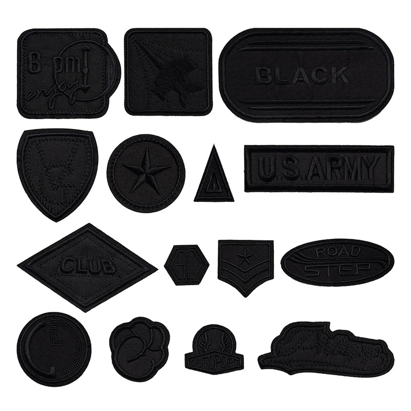 Down Jacket Adhesive Patch for Sewing-Free Self-Adhesive Clothing Hole Repair Black Computer Embroidery Patch Hole Repair Tool Down Jacket Adhesive Patch for Sewing-Free Self-Adhesive Clothing Hole Repair Black Computer Embroidery Patch Hole Repair Tool