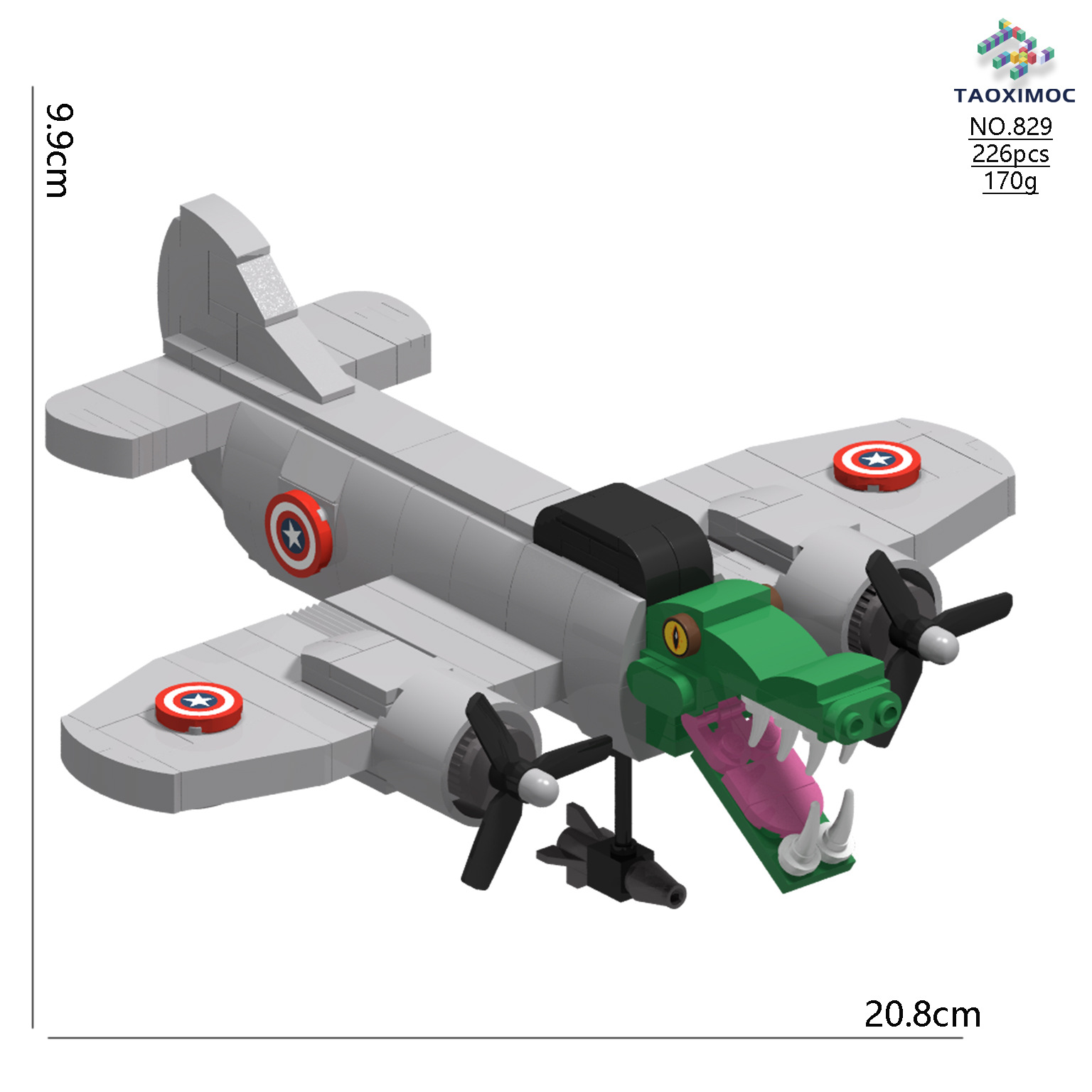 国境を越えたアメリカ海外AI山と海の古典木製スティックマンワニパスビルディングブロック手作りおもちゃの装飾品
