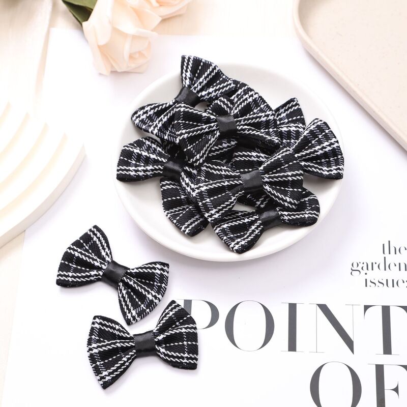 Fabric Plaid Bow Tie, Dark Plaid Bow, Children's Clothing, Shoes, Socks, Bags, Apparel, Hair Accessories, Accessories, Children's Ribbons, Little Chanel Style