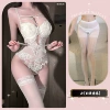 White + white body stockings