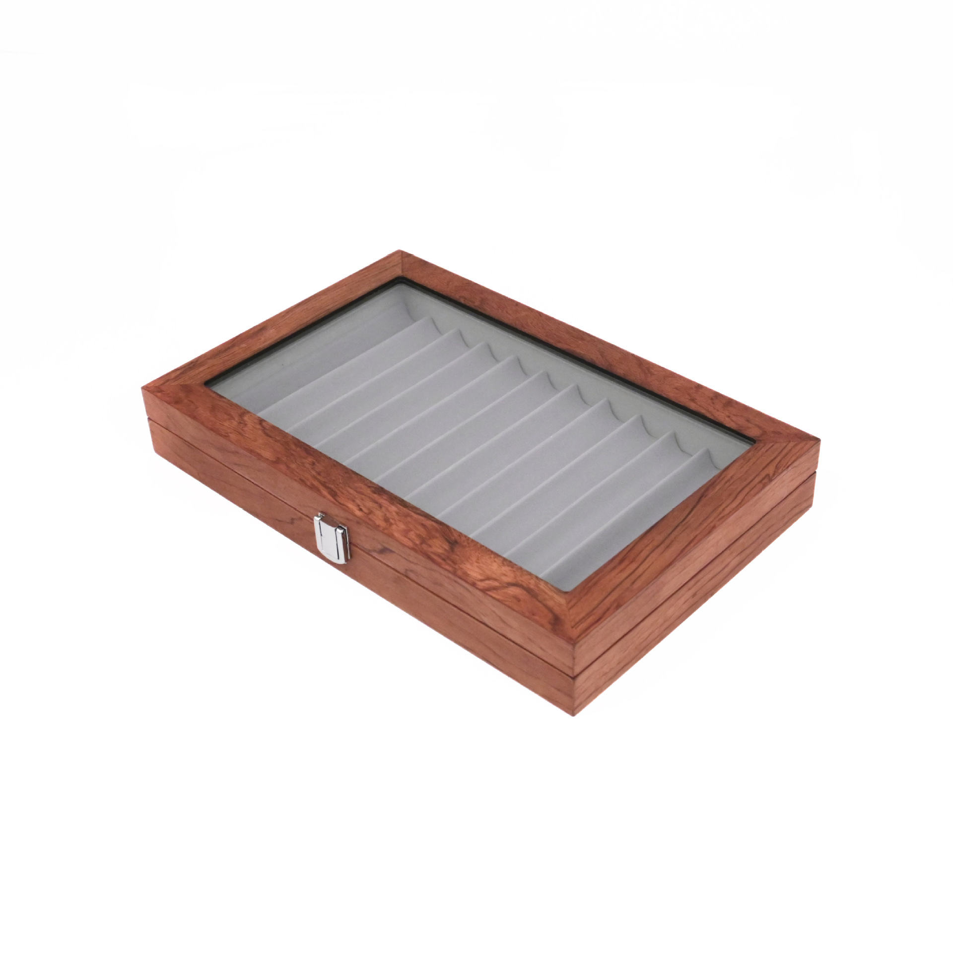 En stock pluma caja 12 23 34 pluma de madera caja de presentación caja de papelería pintura pluma caja de almacenamiento caja de madera