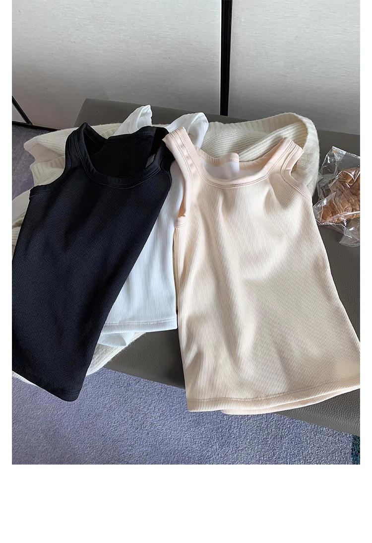 Super Soft Velvet Wide-shouldered Vest For Women, Warm And Hot Autumn And Winter Inner Layering, Slim Fit Top 14 O1CN01WUHo1b1gdAJuKhJC3 !!2220684684164 0 cib