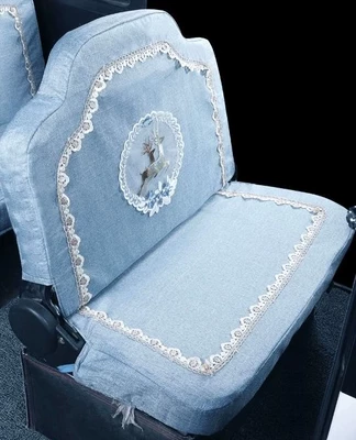 Electric car cushion | tricycle seat cover Haibao Jinpeng - separate-front-row