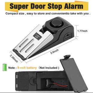 Hotel door resistance anti-theft alarm door crack alarm door plug alarm household door stop alarm