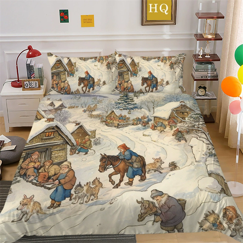 (Cross-border trading), duvet cover, pillowcase, ebay, 3D, polyester