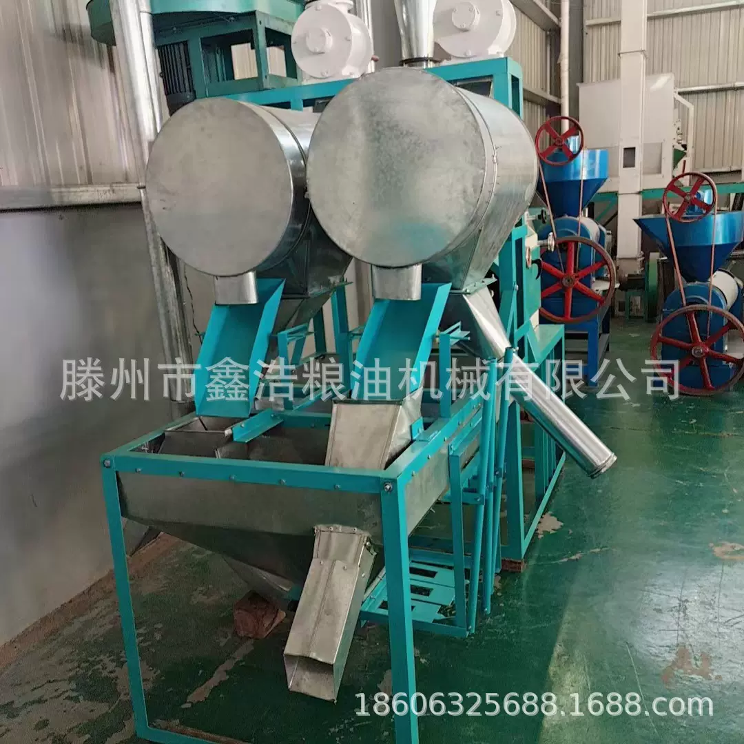 全自动双罗磨面机 小型粮食加工设备面粉机