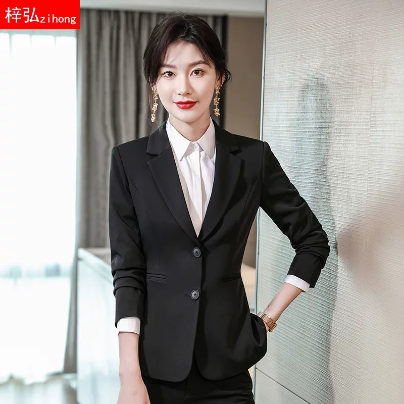 Autumn classic suit jacket, for students, slim fit