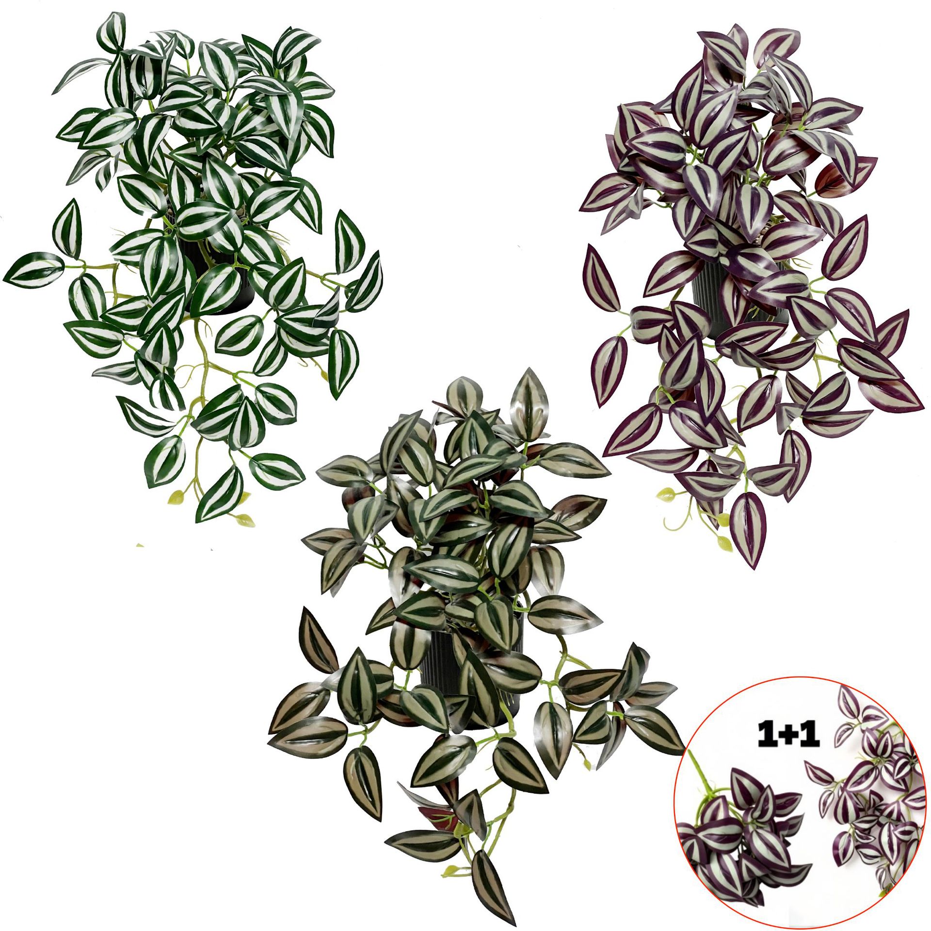 Artificial Hanging Bamboo Plum Branches, Fake Plant Leaves, Wall Decoration Soft Furnishings, Wholesale Artificial Hanging Green Plants