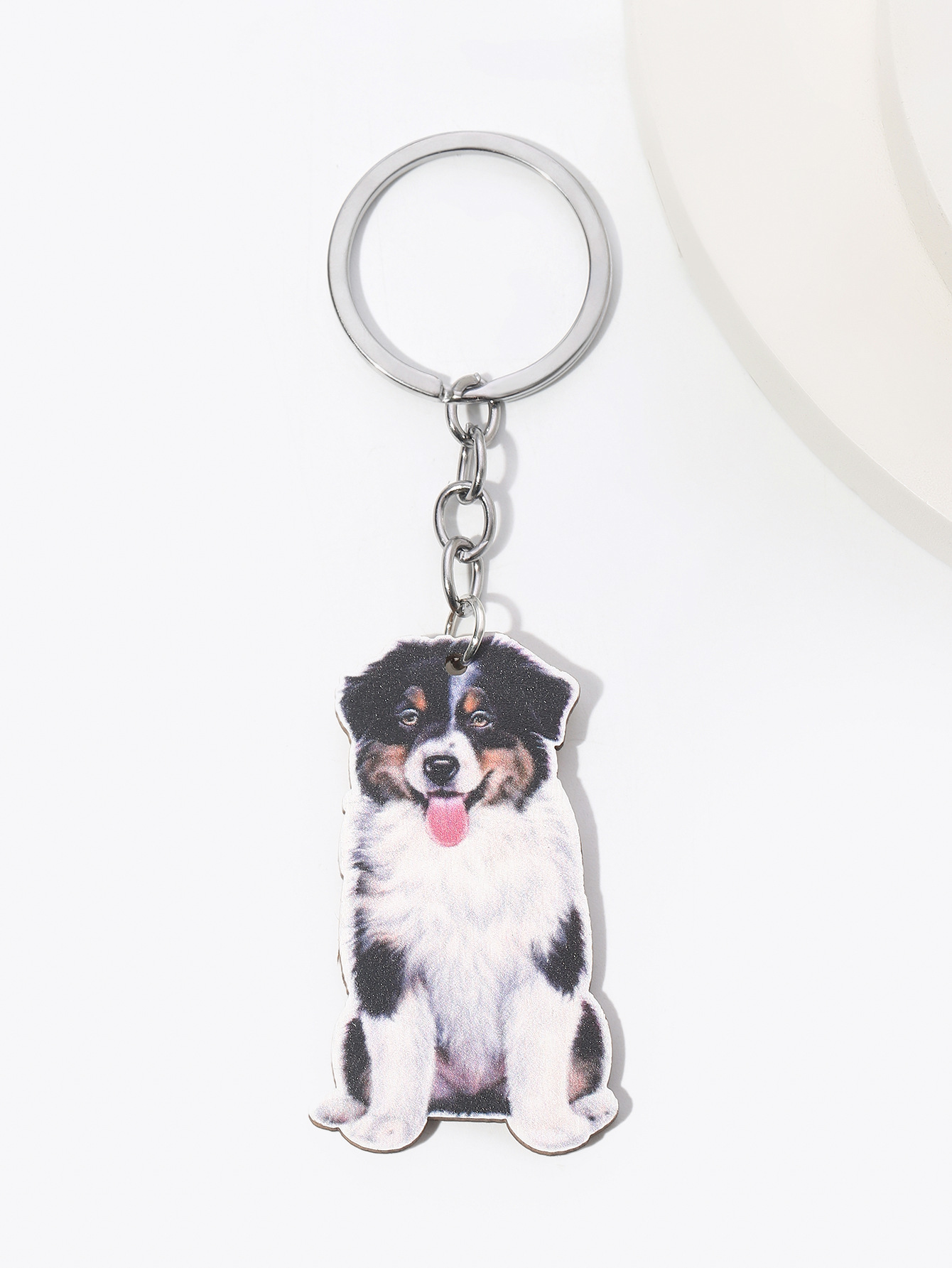 9g Weight Keychain Classification Daily Occasion Wood Material Dog Pattern Unisex Gender Cute Style Cute Dog Wood Unisex Keychain 16