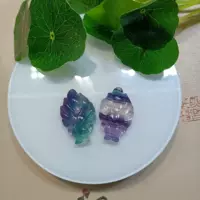 Натуральный Кристалл Красочный флюорит Девятихвостая лиса кулон DIY аксессуары яркий цвет Заводская Первичная цена поставки отличная