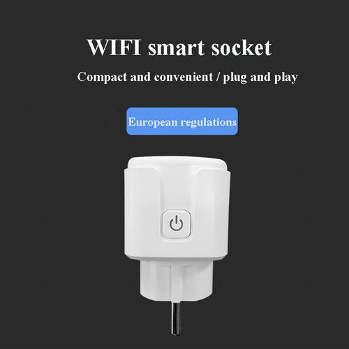 16A 20A Tuya wifi socket with power statistics intelligent remote control timing European standard socket CE