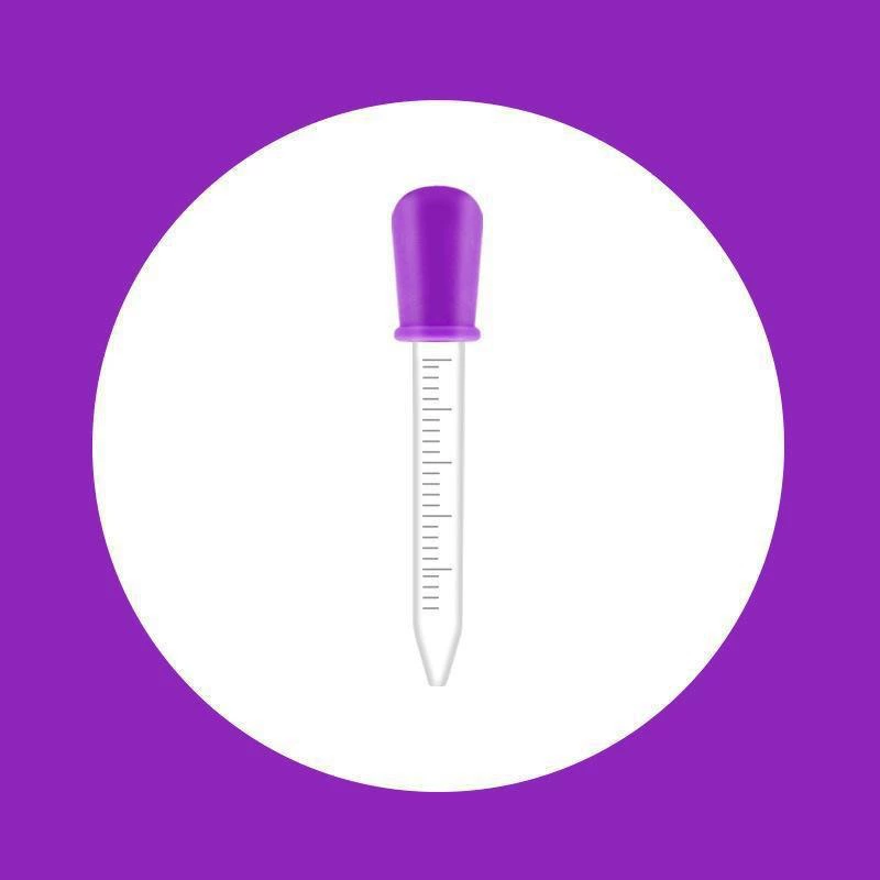 Силиконовая пипетка, детский дозатор лекарств с делениями, 5 ml, под заказ