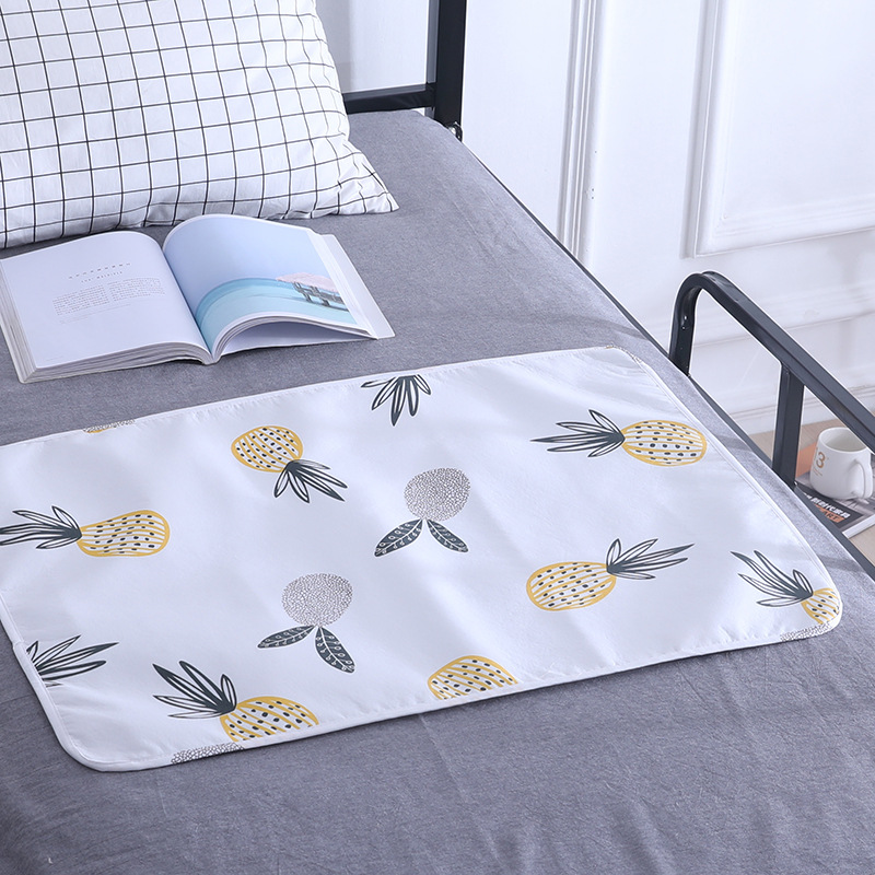 Auntie Mattress Washable Diaphragm Mat Winter Velvet Anti-Side Leakage Auntie Mat Baby Care Mat Washable for the Elderly