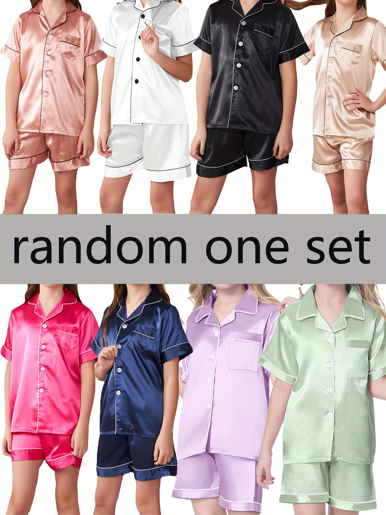 2025 новый набор пижам для девочек в европейском и американском стиле, короткий рукав и шорты, кросс-граничная доставка