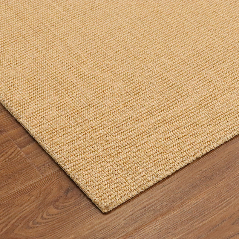 Sisal alfombra sala de estar mesa de café de algodón de lino costura nórdico estilo japonés casa tatami dormitorio balcón estudio alfombra