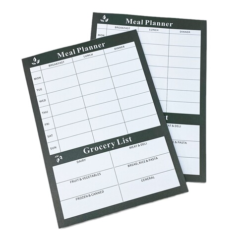 Amazon Daily Planner Meal Planner Weekly Meal Notepad Grocery Shopping List Planner