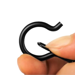 Cross-Border special for spot Q-type hook curved safety hanging plant Hook 5-shaped hook anti-falling lamp hook screw