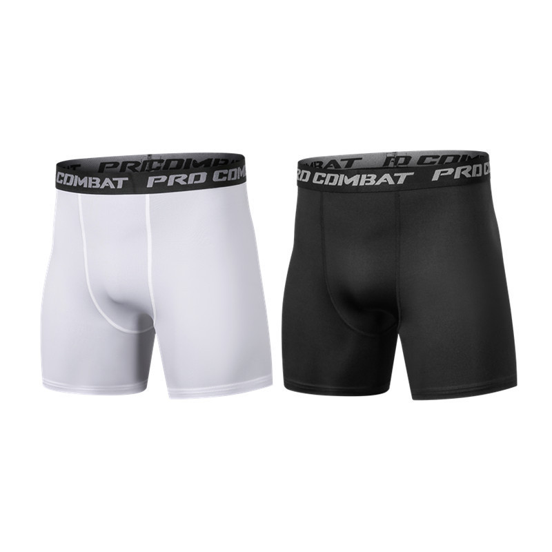 Sports Shorts Men's Tights Running Basketball Leggings Breathable Compression Pants Track and Field Fitness Pants Quick-Drying