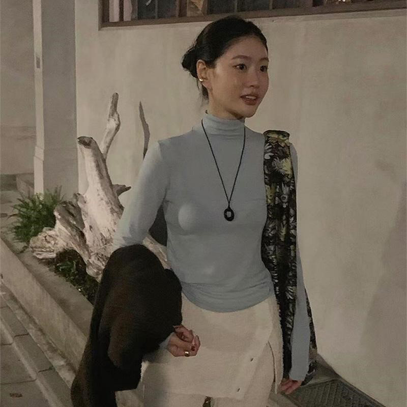 滴油镂空不规则椭圆吊坠项链时尚气质锁骨链简约高级感饰品批发女|undefined