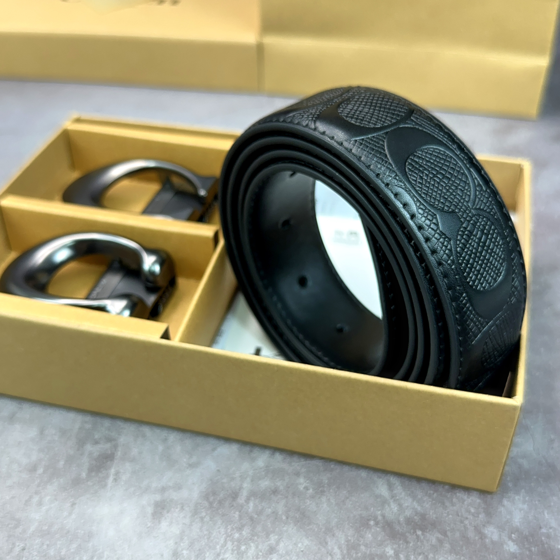 Embossed small C big C