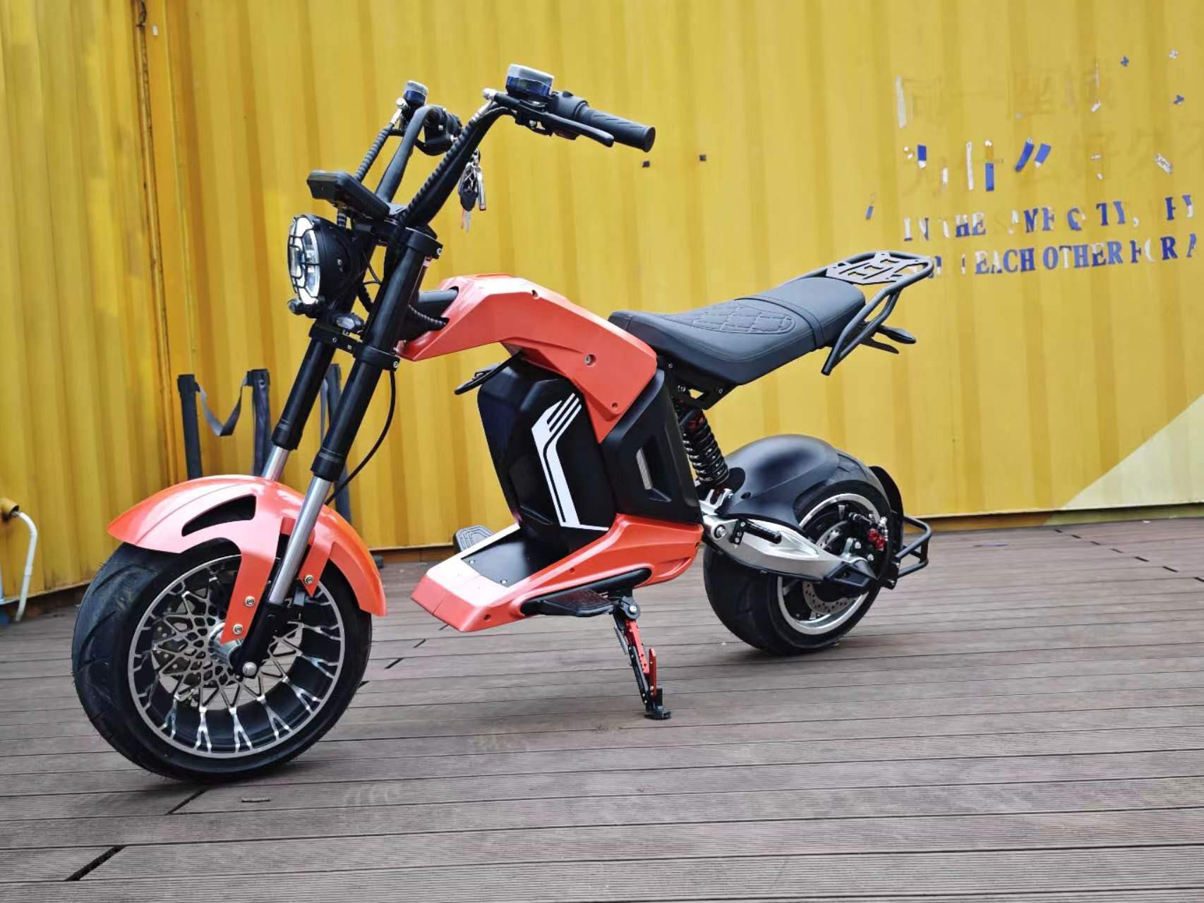 Eec, Dot Harley Electric Scooter Adult Mobility Scooter Overseas Delivery Two-Wheeled Motorcycle Hm-8 Electric Scooter Battery Vehicle