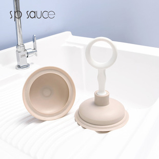 Japanese household pipe dredge suction cup kitchen sink dredge suction sewer anti-clogging suction dredge artifact