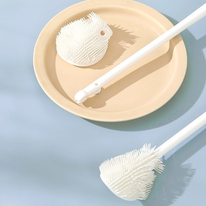 Folding Long-Handled Cup Cleaning Brush, Kitchen Cup Cleaning Brush, Blender Cleaning Brush, No Dead Angle Gap Brush, Glass Cup Brush