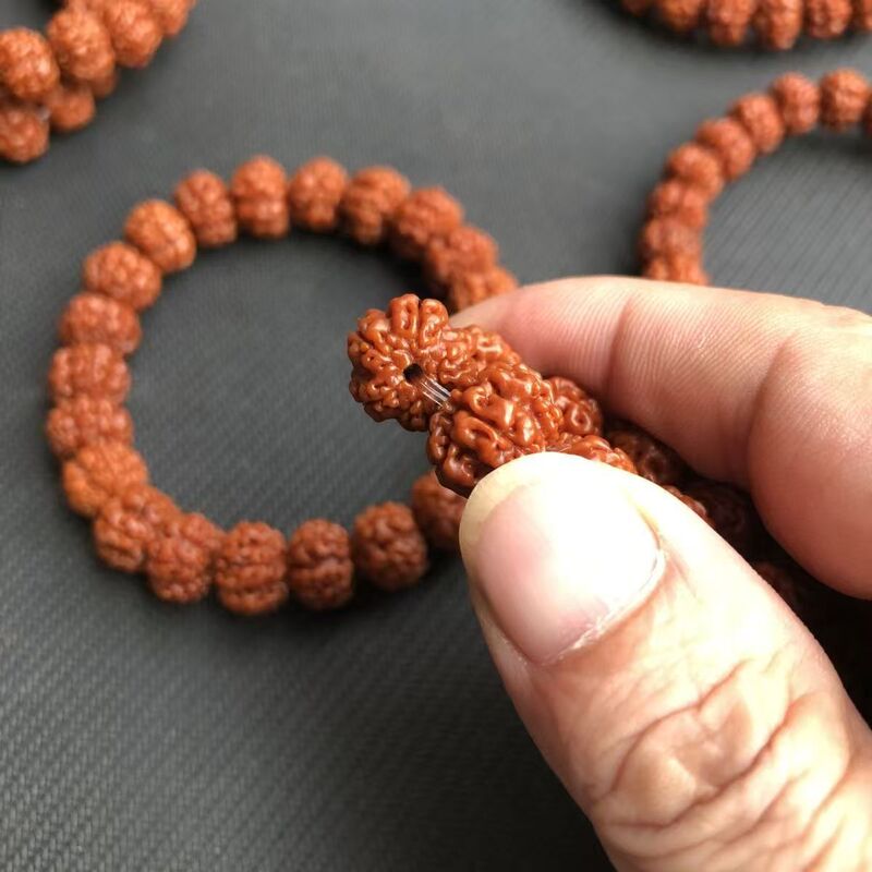 Authentic Source Tree King Full Meat Small Vajra Bodhi Bead Bracelet for Men and Women Single Circle Student Buddhist Prayer Beads