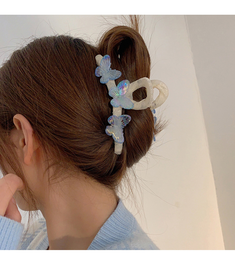 1 Piece Quantity Daily, Shopping Occasion Women's Elegant Butterfly Plastic Resin Hair Claws