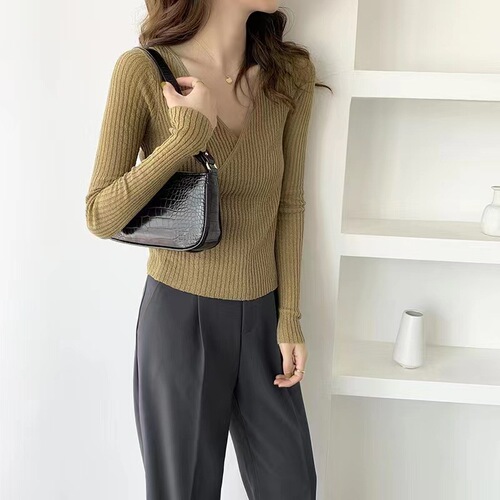  alligator bag, underarm bag, business commuter bag, portable shoulder bag