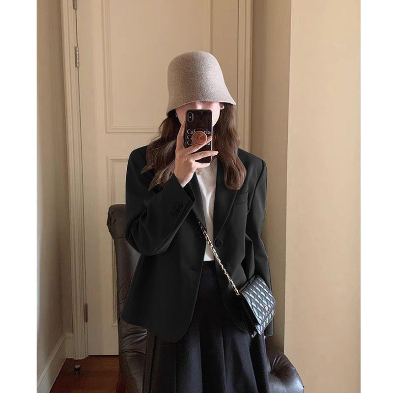西装外套女秋秋款短款矮个子上档次网红上衣秋季2025新款西服|undefined