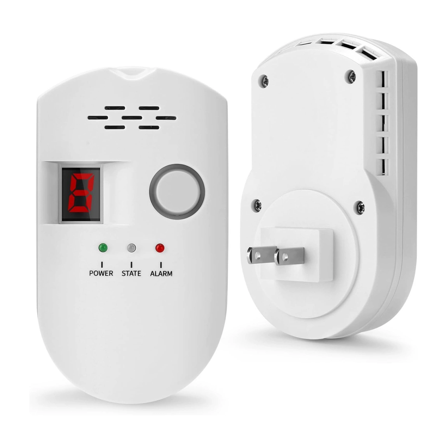 Прямой вставки газовой сигнализации Беспроводная полоса с концентрацией показывает детектор тревоги утечки природного газа сжиженного газа