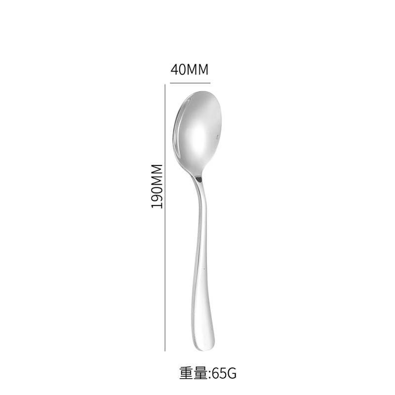 ステンレス食器81シリーズの厚いナイフフォークスプーン洋食ステーキナイフフォークスプーンホテル食器用品|undefined