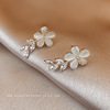 Advanced earrings, 2023 collection, high-quality style, flowered, bright catchy style