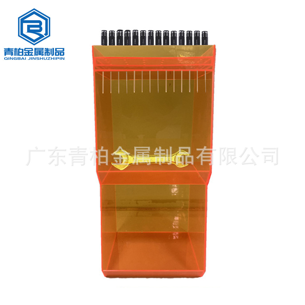 亚克力置物架亚克力五金工具展示架螺丝刀扳手工具收纳架批发玻璃