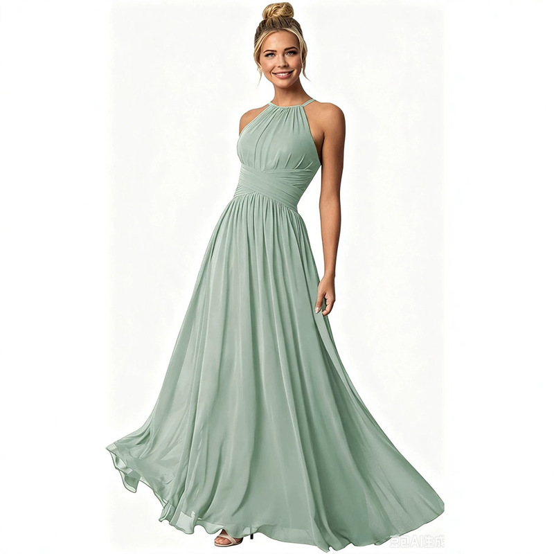 Cross-border foreign trade evening dress, slim-fit long dress, European and American banquet ball gown, simple solid color long dress Cross-border foreign trade evening dress, slim-fit long dress, European and American banquet ball gown, simple solid color long dress