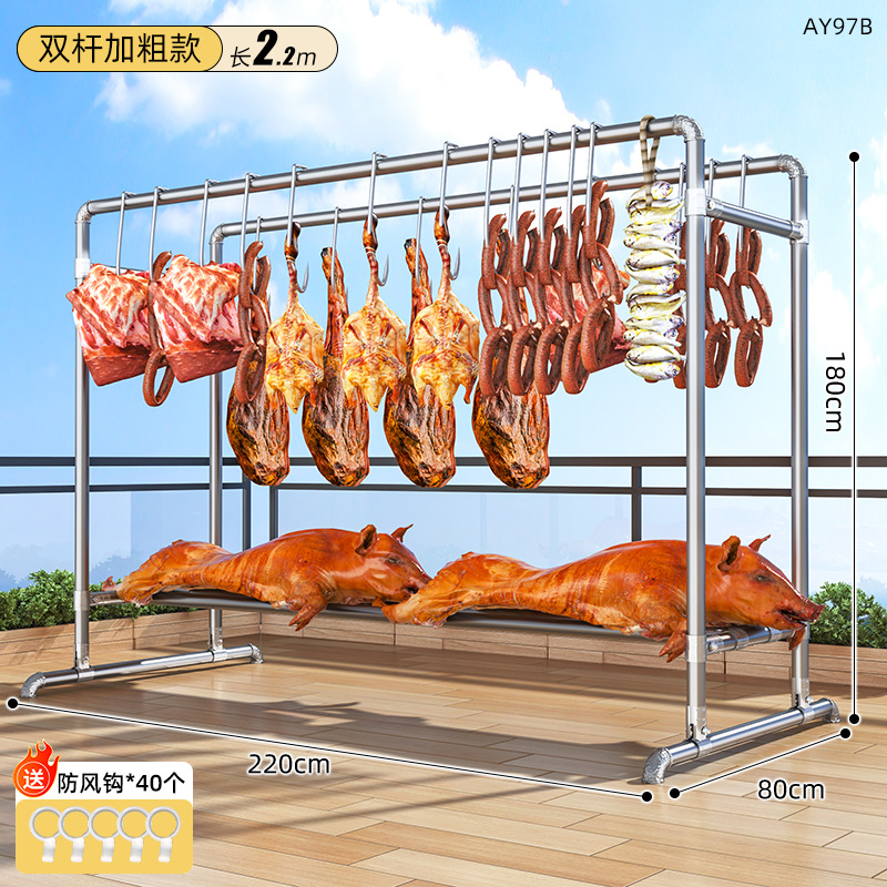 "【이중 극 특대 6분 25원형 튜브】 길이 2.2m 높이 1.8m ""방풍 후크 포함""."