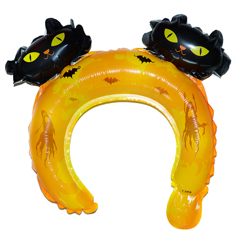 Nuevas diademas de Halloween, bastones, palos de animación, globos, artículos de Halloween, accesorios de decoración para fiestas, globos de aluminio image 17