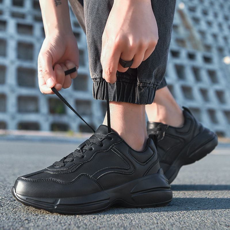 Erkek ayakkabıları 2023 yeni baba ayakkabıları ins çift spor ayakkabı kalın tabanlı günlük ayakkabı hafif koşu ayakkabısı_voghion.com