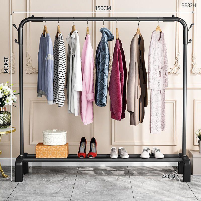 150CM-[블랙 단극] 다리 보강용 더블후크-