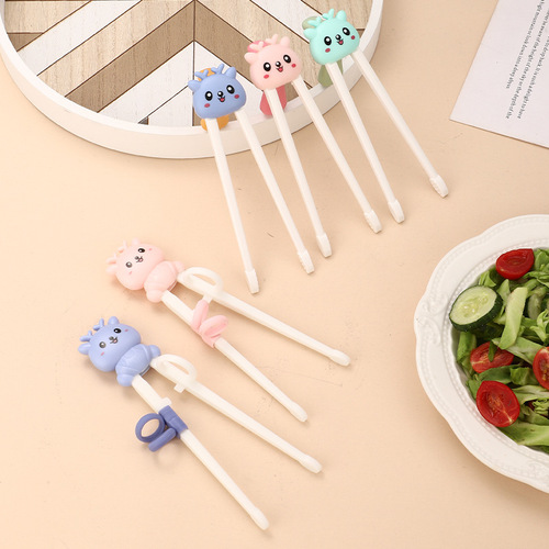 儿童筷子虎口训练筷婴儿辅助筷卡通练习筷宝宝学习筷辅食餐具