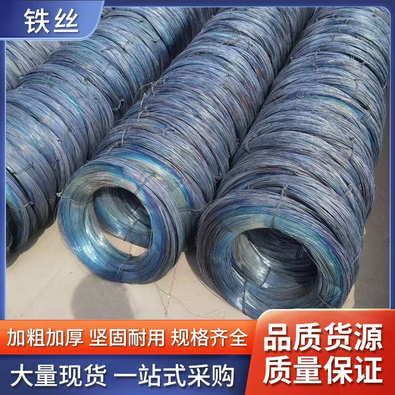 弹簧丝厂家现货Q195单根股捆扎铁丝蔬菜大棚镀锌丝建筑工地冷拔丝