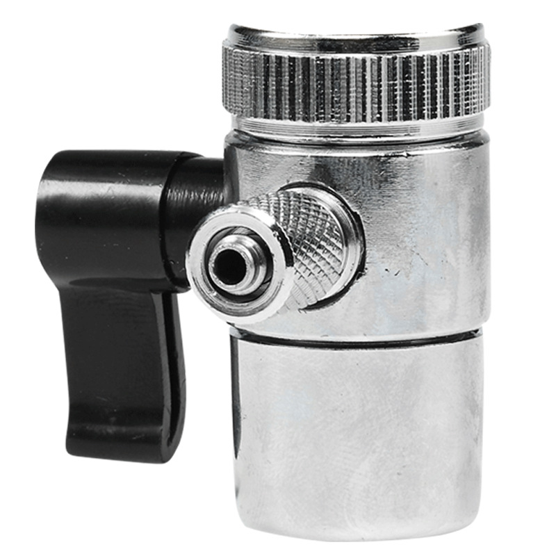 Válvula de corte único de escritorio Filtro de cerámica hogar purificador de agua conector 2 puntos válvula de bola de tres vías válvula suelta grifo interruptor