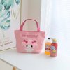 Cartoon lunch box bag with zipper for mother and baby, small bag, purse, food bag