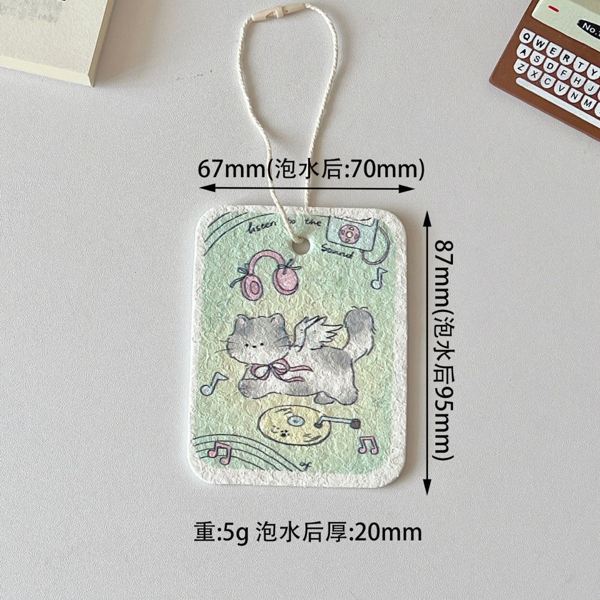 직사각형 목재 펄프 면(날개 새끼 고양이)